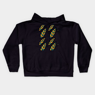 Leafy pattern Kids Hoodie